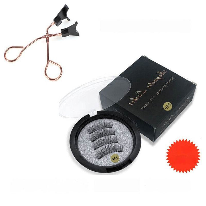 Double Magnetic Three Magnetic Four Magnetic Five Magnetic False Eyelashes Suit - ZEYTONCART