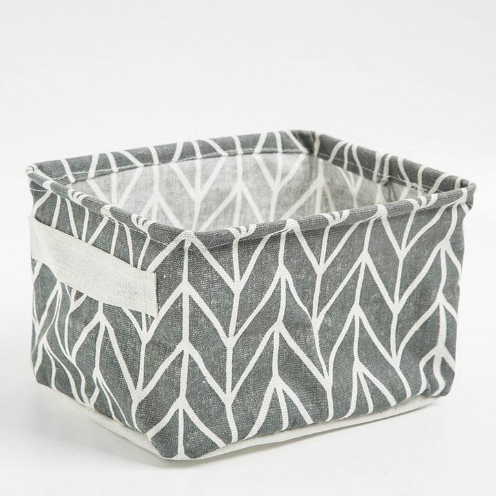 Zeyton Foldable Cotton Storage Basket - Stylish Organizer - ZEYTONCART