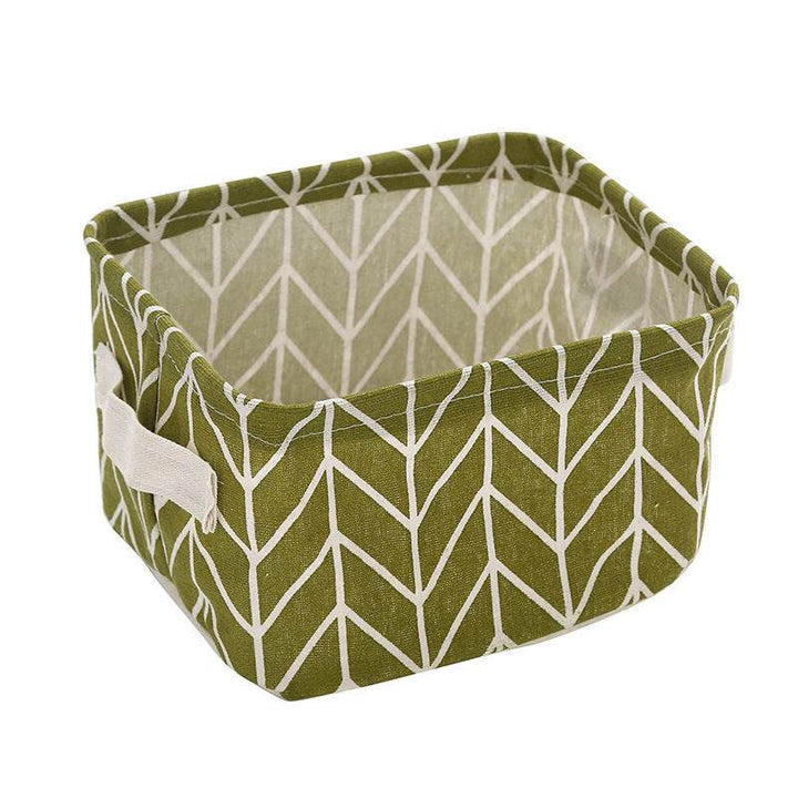 Zeyton Foldable Cotton Storage Basket - Stylish Organizer - ZEYTONCART