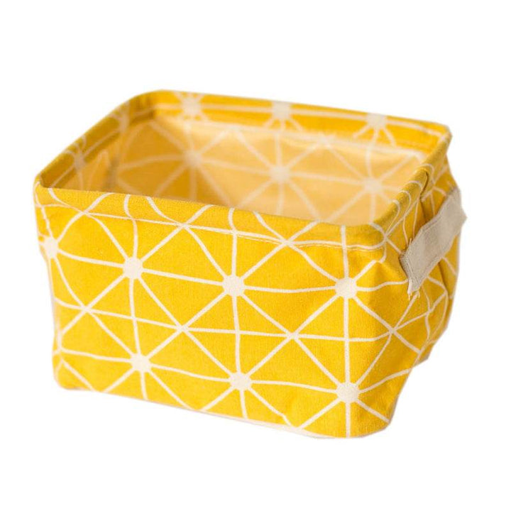 Zeyton Foldable Cotton Storage Basket - Stylish Organizer - ZEYTONCART