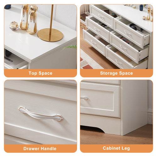 ZytonCart 3 Drawer Dresser for Bedroom - Stylish Storage - ZEYTONCART