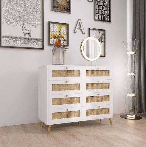 ZytonCart Golden Leg Furniture Chest of Drawers - ZEYTONCART