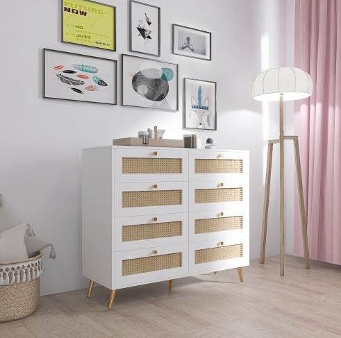 ZytonCart Golden Leg Furniture Chest of Drawers - ZEYTONCART