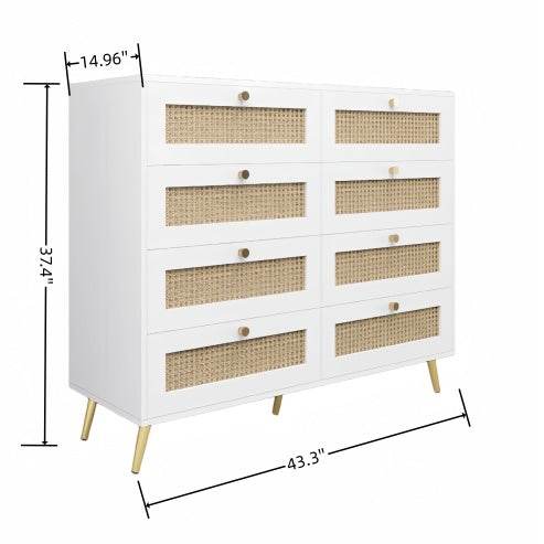 ZytonCart Golden Leg Furniture Chest of Drawers - ZEYTONCART