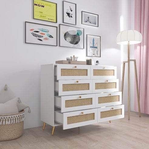 ZytonCart Golden Leg Furniture Chest of Drawers - ZEYTONCART