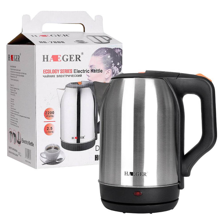 Zeyton Quick Boil Electric Kettle - 2.5L, 2200W - ZEYTONCART