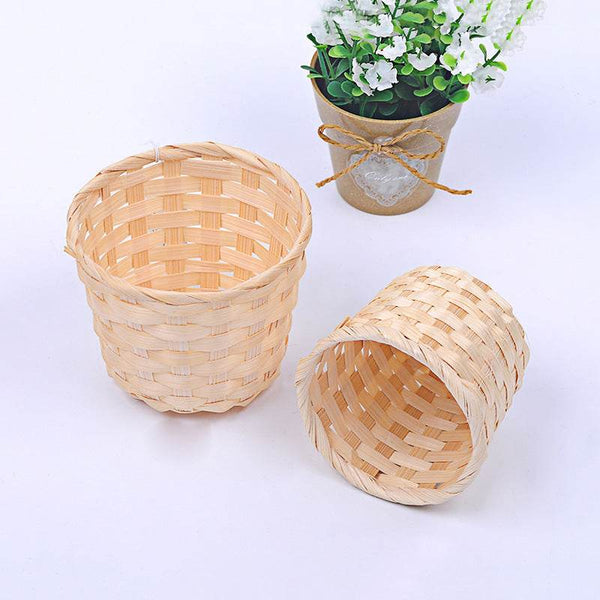 Zeyton Handmade Bamboo Storage Basket - Eco-Friendly Design - ZEYTONCART