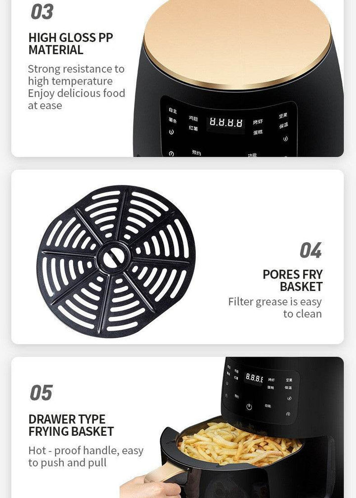 Zeyton Home Electric Air Fryer with Digital Control - ZEYTONCART