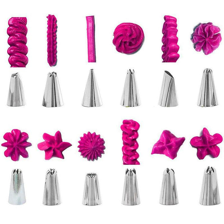 ZEYTON CART Icing Piping Nozzles Kit for Stunning Cakes - ZEYTONCART