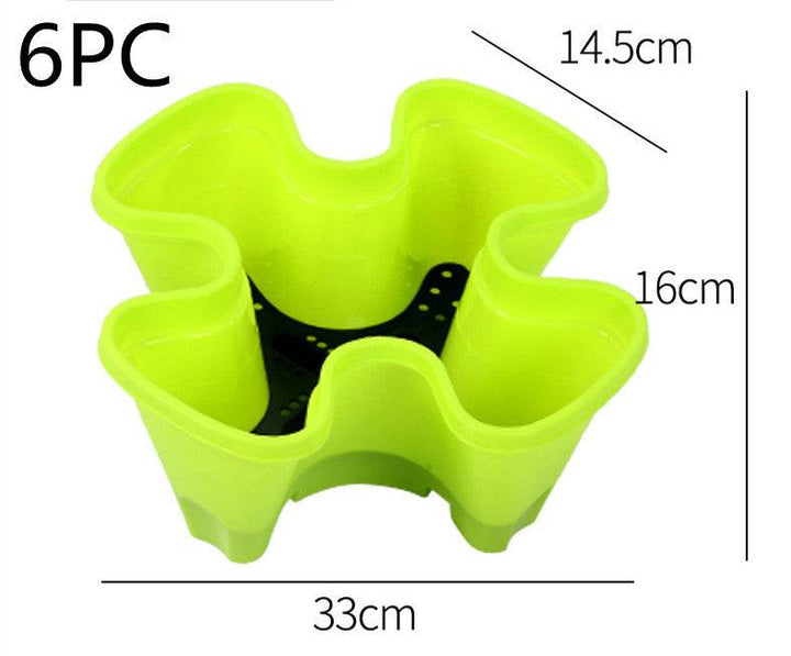 Zeyton Large Balcony Garden Planter in Bright Green - ZEYTONCART