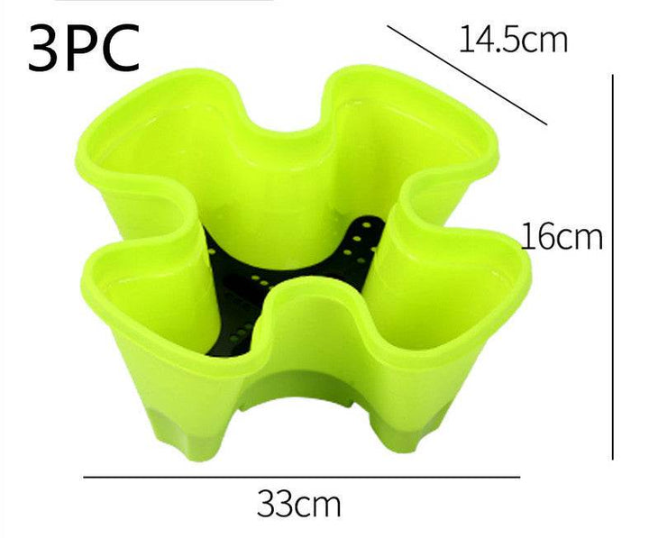 Zeyton Large Balcony Garden Planter in Bright Green - ZEYTONCART