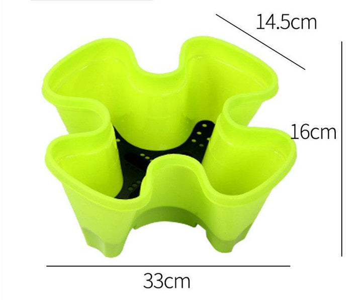 Zeyton Large Balcony Garden Planter in Bright Green - ZEYTONCART