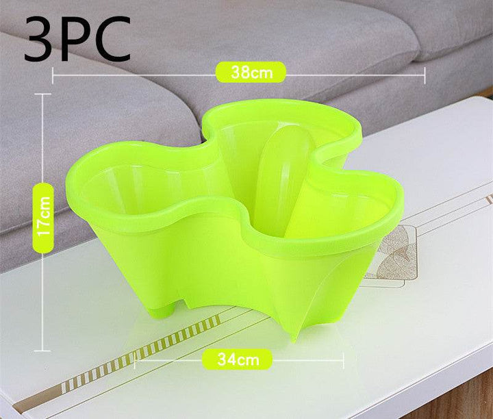 Zeyton Large Balcony Garden Planter in Bright Green - ZEYTONCART