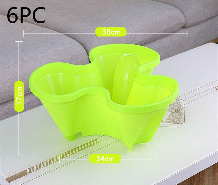 Zeyton Large Balcony Garden Planter in Bright Green - ZEYTONCART