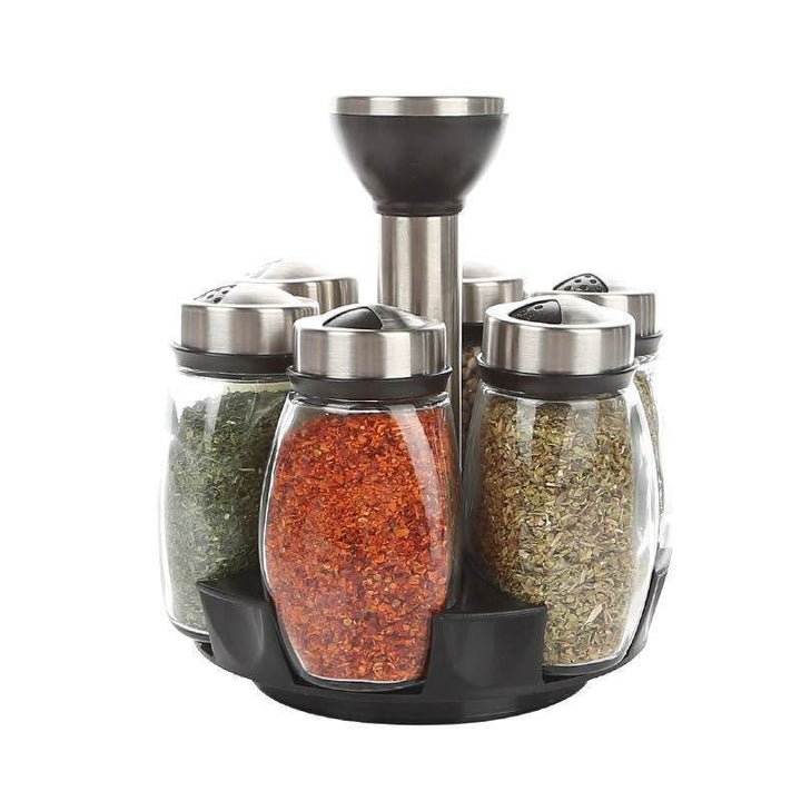 ZEYTON CART Lightweight Spice Bottle Set with Holder - ZEYTONCART