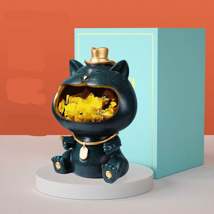ZEYTON CART Living Room Storage Decor Cat Figurines - ZEYTONCART