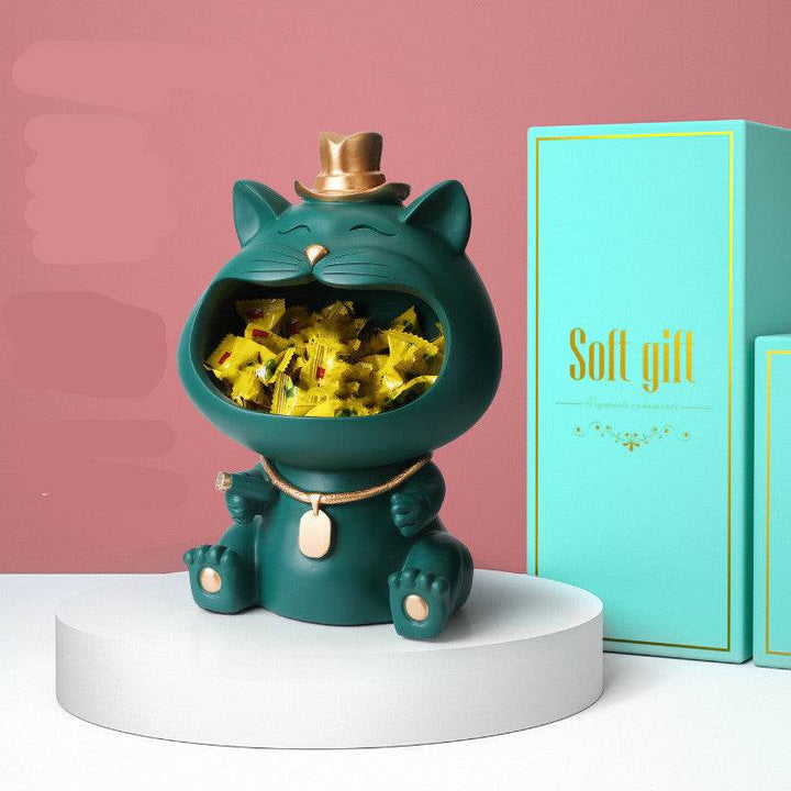 ZEYTON CART Living Room Storage Decor Cat Figurines - ZEYTONCART