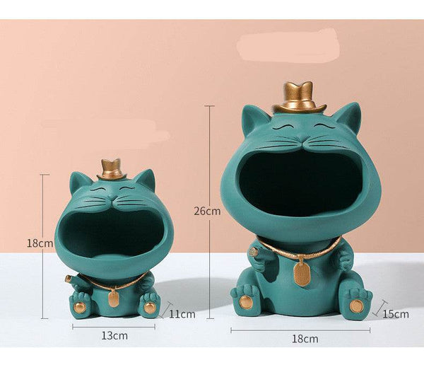 ZEYTON CART Living Room Storage Decor Cat Figurines - ZEYTONCART