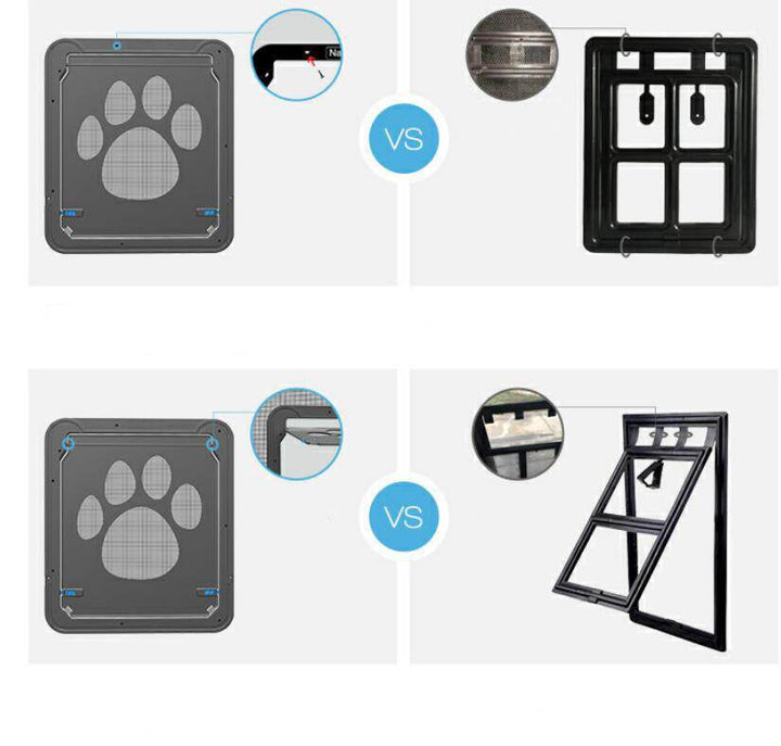 ZEYTON Pet Door for Dogs with Paw Print Design - ZEYTONCART