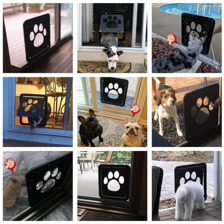 ZEYTON Pet Door for Dogs with Paw Print Design - ZEYTONCART