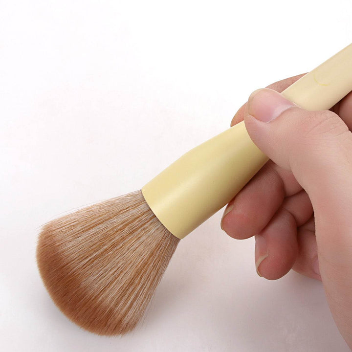 ZEYTON 11 Piece Yellow Makeup Brush Set for Flawless Looks - ZEYTONCART