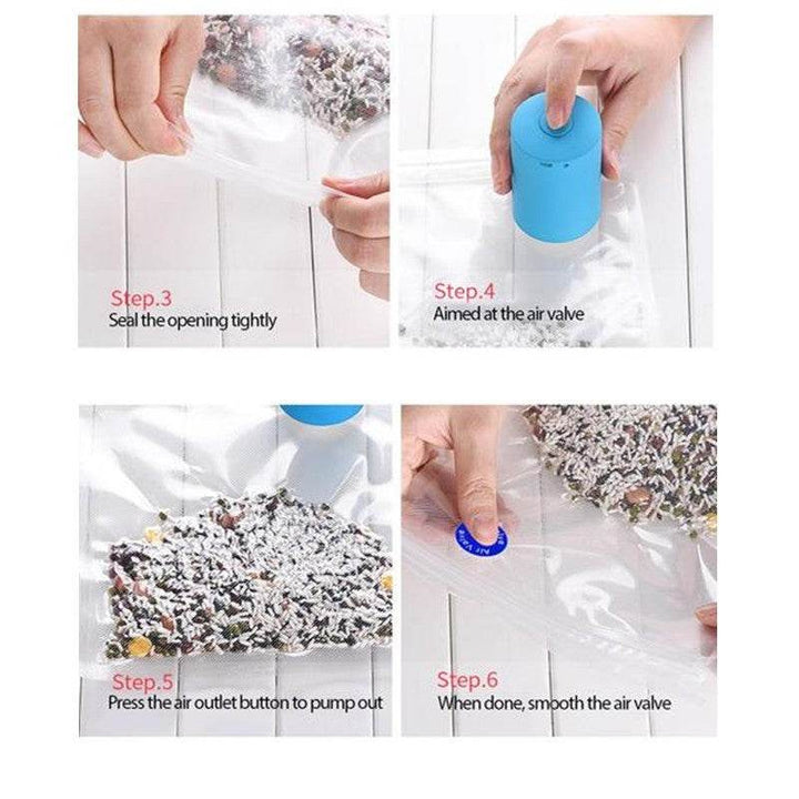 Mini Vacuum Valve and Food Storage Bags - ZEYTONCART