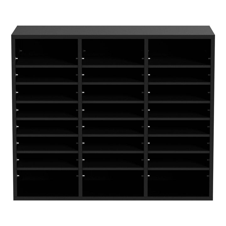 ZEYTON CART Wood Office Mailroom Organizer for Files - ZEYTONCART