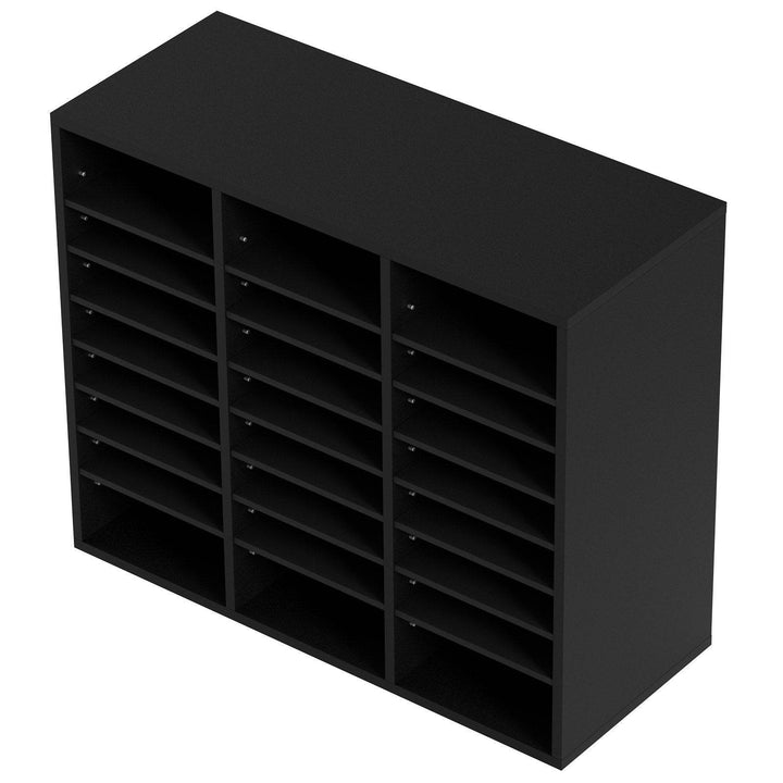 ZEYTON CART Wood Office Mailroom Organizer for Files - ZEYTONCART