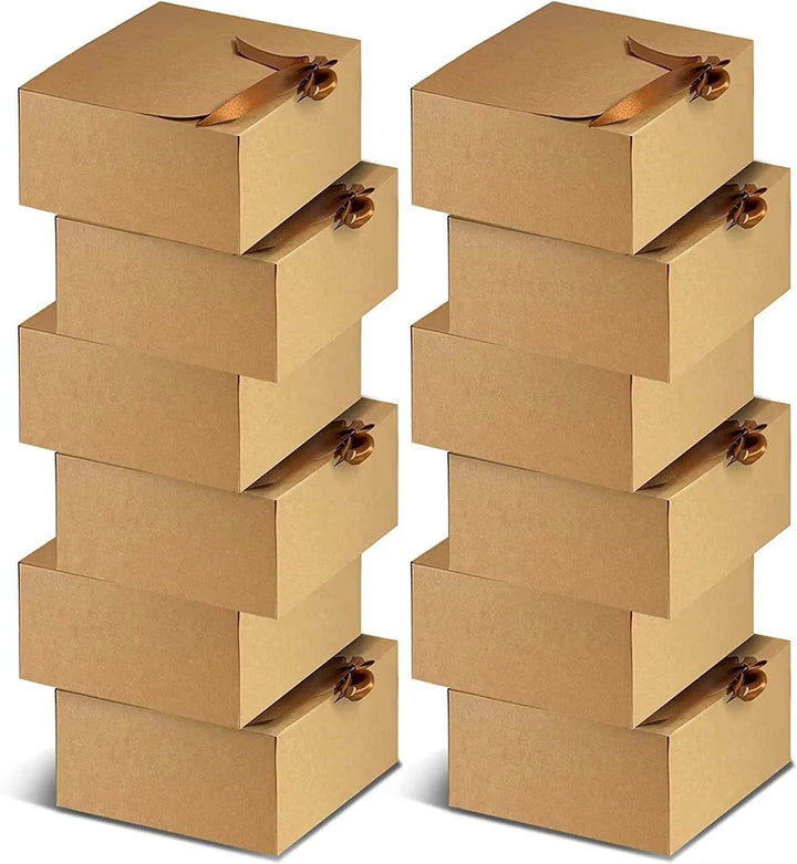 ZEYTON CART Paper Gift Bags with Ribbon - Stylish Set - ZEYTONCART