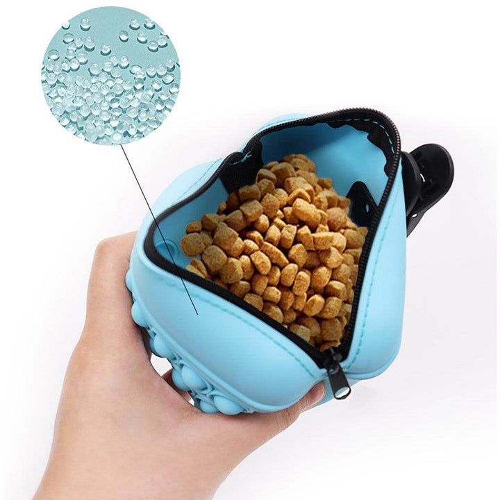 Silicone Pop It Fidget Pet Treat Bag for Dogs - ZEYTONCART