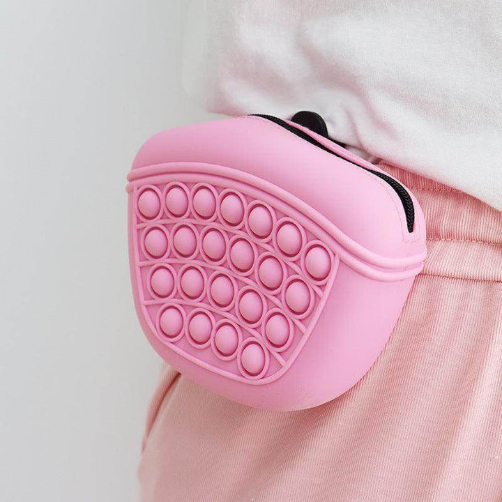 Silicone Pop It Fidget Pet Treat Bag for Dogs - ZEYTONCART