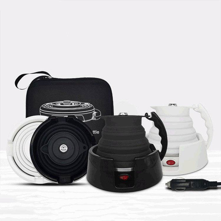 Foldable Car Electric Kettle Portable Fixed Car Kettle 12V 24V - ZEYTONCART