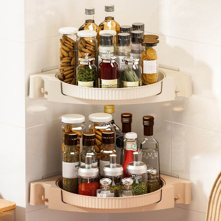 Kitchen Rotating Spice Rack Multi-function Turntable - ZEYTONCART