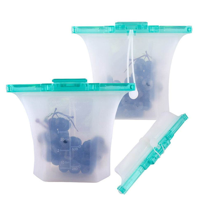 Silicone Food Storage Bags for Fresh Produce & Meal Prep - ZEYTONCART