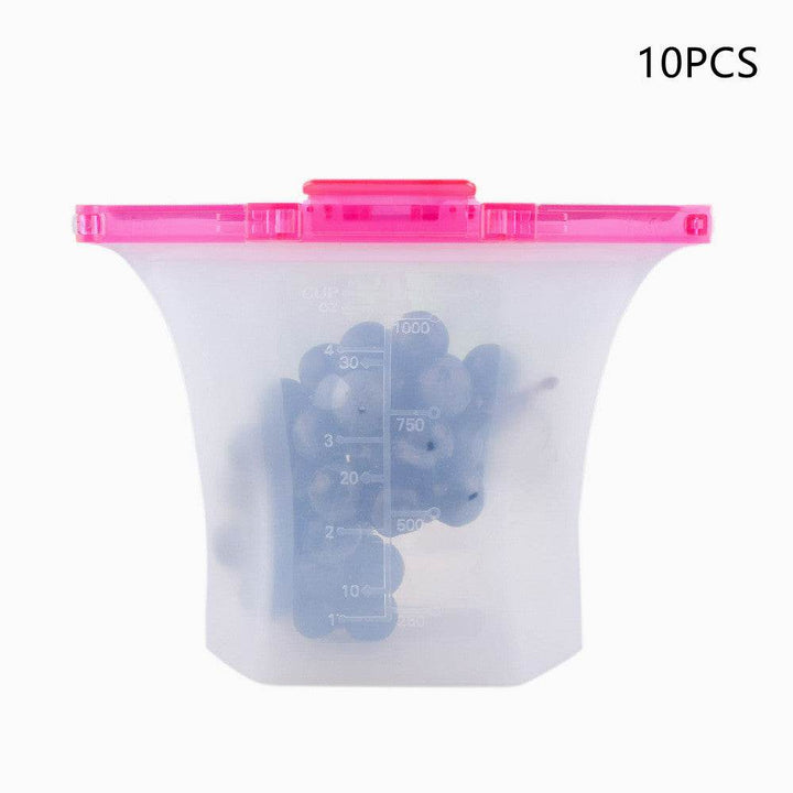 Silicone Food Storage Bags for Fresh Produce & Meal Prep - ZEYTONCART