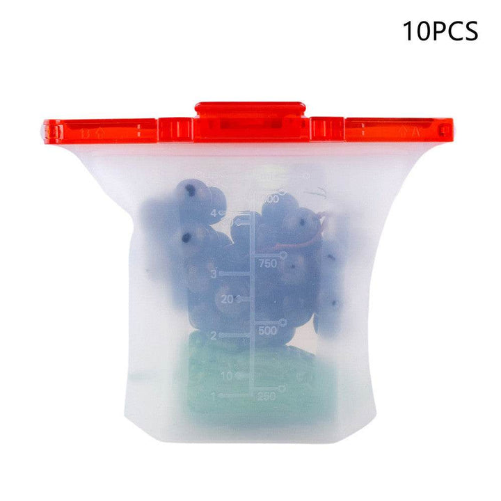 Silicone Food Storage Bags for Fresh Produce & Meal Prep - ZEYTONCART