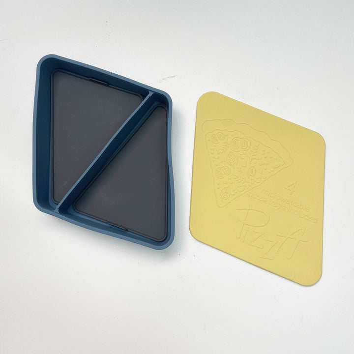 Silicone Pizza Storage Box with Slice Dividers - ZEYTONCART
