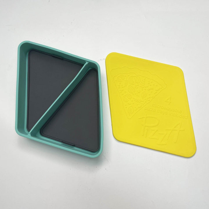 Silicone Pizza Storage Box with Slice Dividers - ZEYTONCART