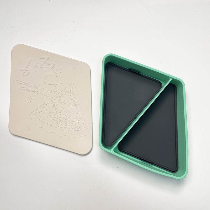 Silicone Pizza Storage Box with Slice Dividers - ZEYTONCART