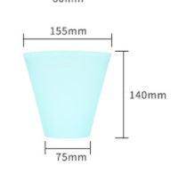 Reusable Clear Plastic Storage Cups - Set of 3 Sizes - ZEYTONCART