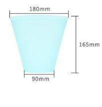 Reusable Clear Plastic Storage Cups - Set of 3 Sizes - ZEYTONCART