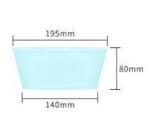 Reusable Clear Plastic Storage Cups - Set of 3 Sizes - ZEYTONCART