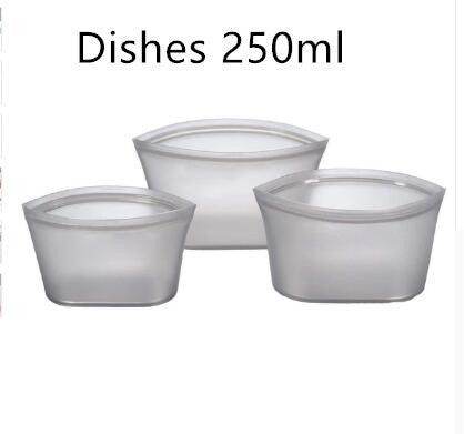 Reusable Clear Plastic Storage Cups - Set of 3 Sizes - ZEYTONCART