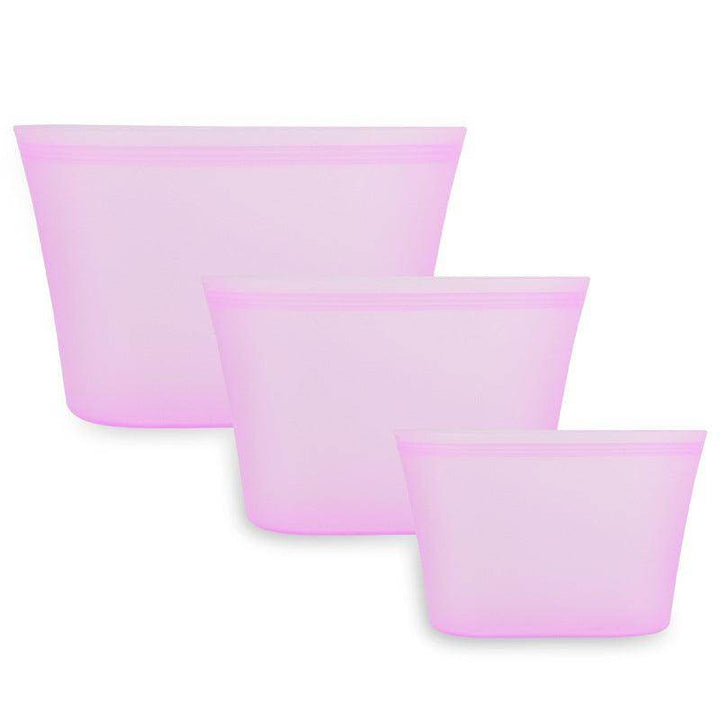 Reusable Clear Plastic Storage Cups - Set of 3 Sizes - ZEYTONCART