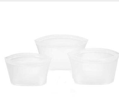 Reusable Clear Plastic Storage Cups - Set of 3 Sizes - ZEYTONCART