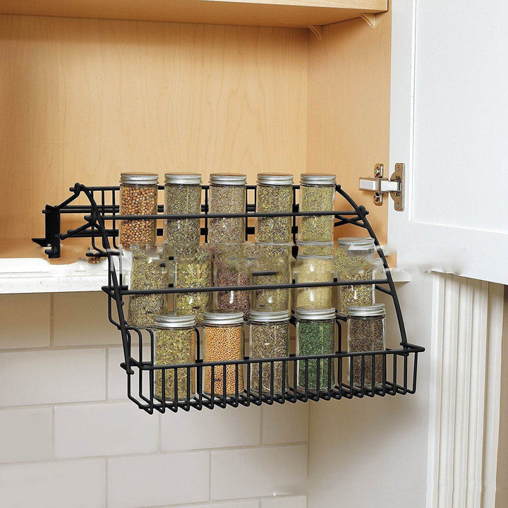 ZEYTON CART Wall Mounted Spice Rack for Organized Storage - ZEYTONCART