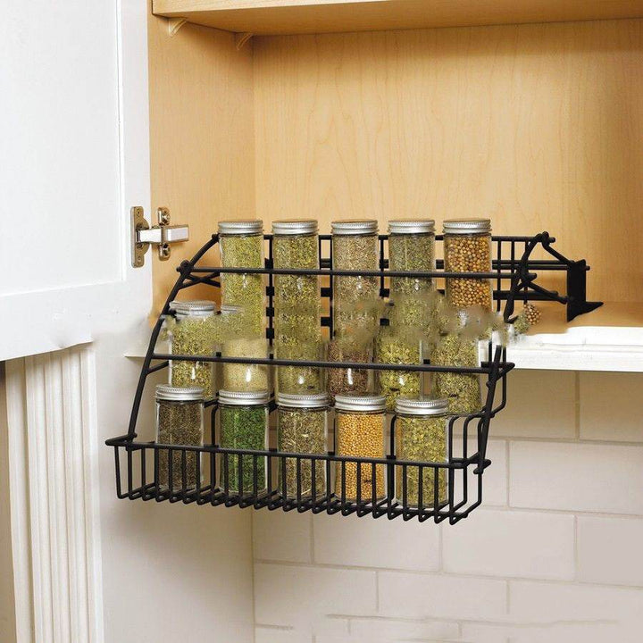 ZEYTON CART Wall Mounted Spice Rack for Organized Storage - ZEYTONCART