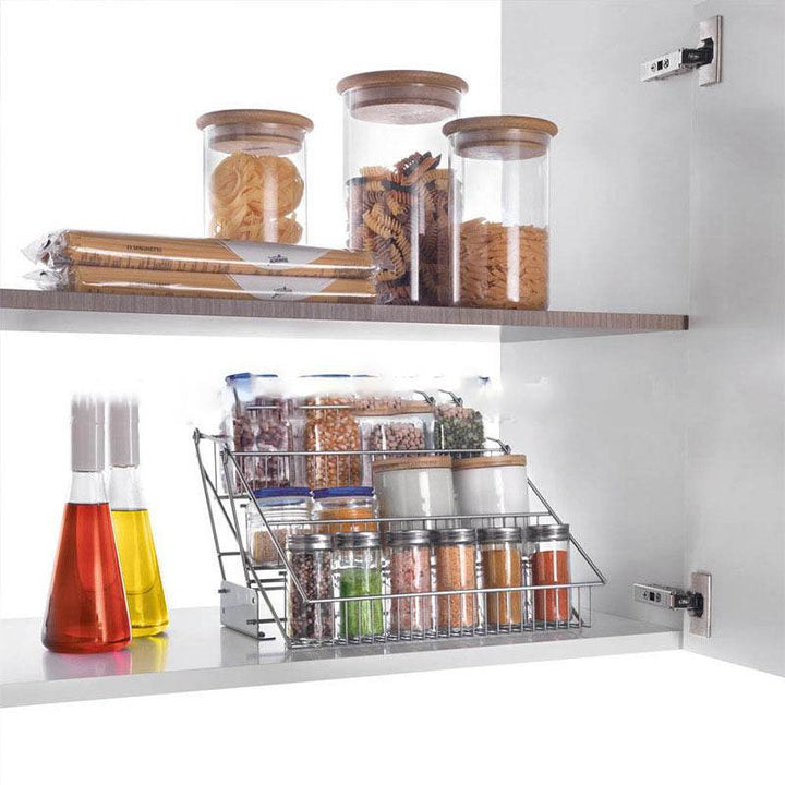 ZEYTON CART Wall Mounted Spice Rack for Organized Storage - ZEYTONCART